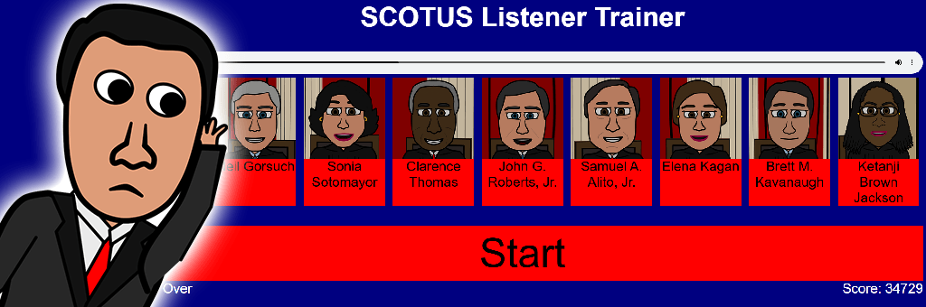 SCOTUS Listener Trainer